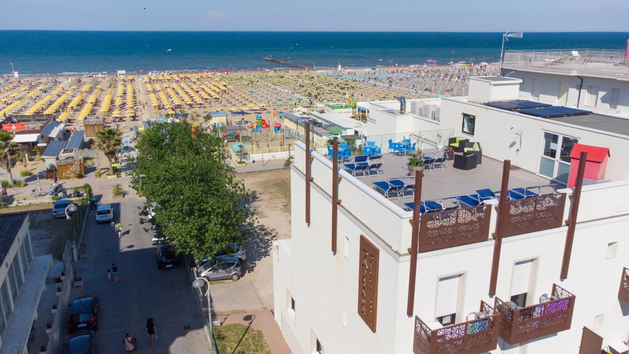 Hotel Nuova Medusa Rimini Eksteriør bilde